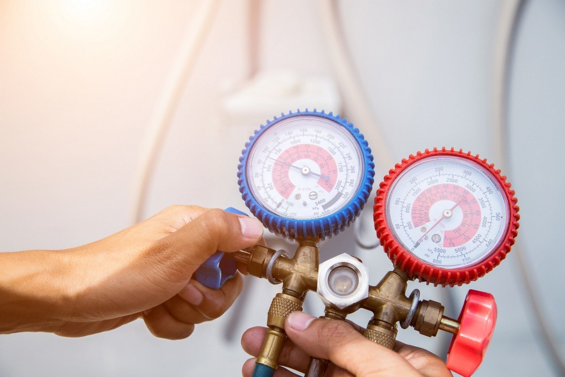 Установка счетчиков тепла-фото