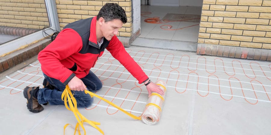 Монтаж електричної теплої підлоги Монтаж електричної теплої підлоги -фото